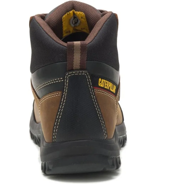 CAT Men's Threshold Waterproof Work Boot - Real Brown - P74128