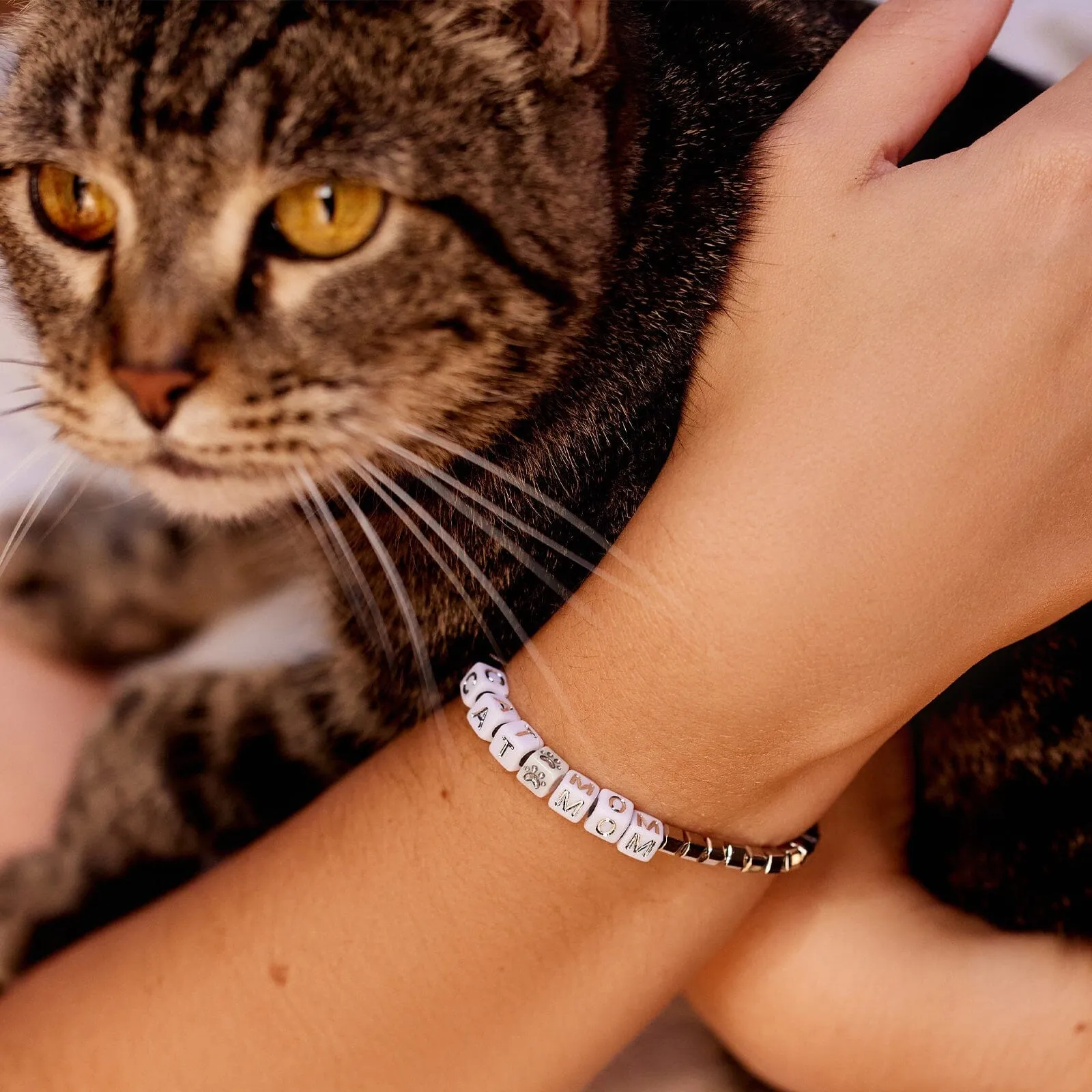 Cat Mom Stretch Bracelet