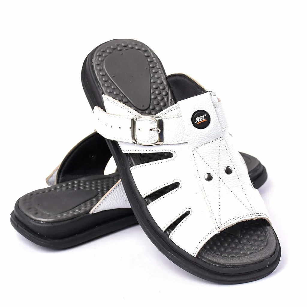 Chinelo Masculino Anti Estresse Em Couro - Carl