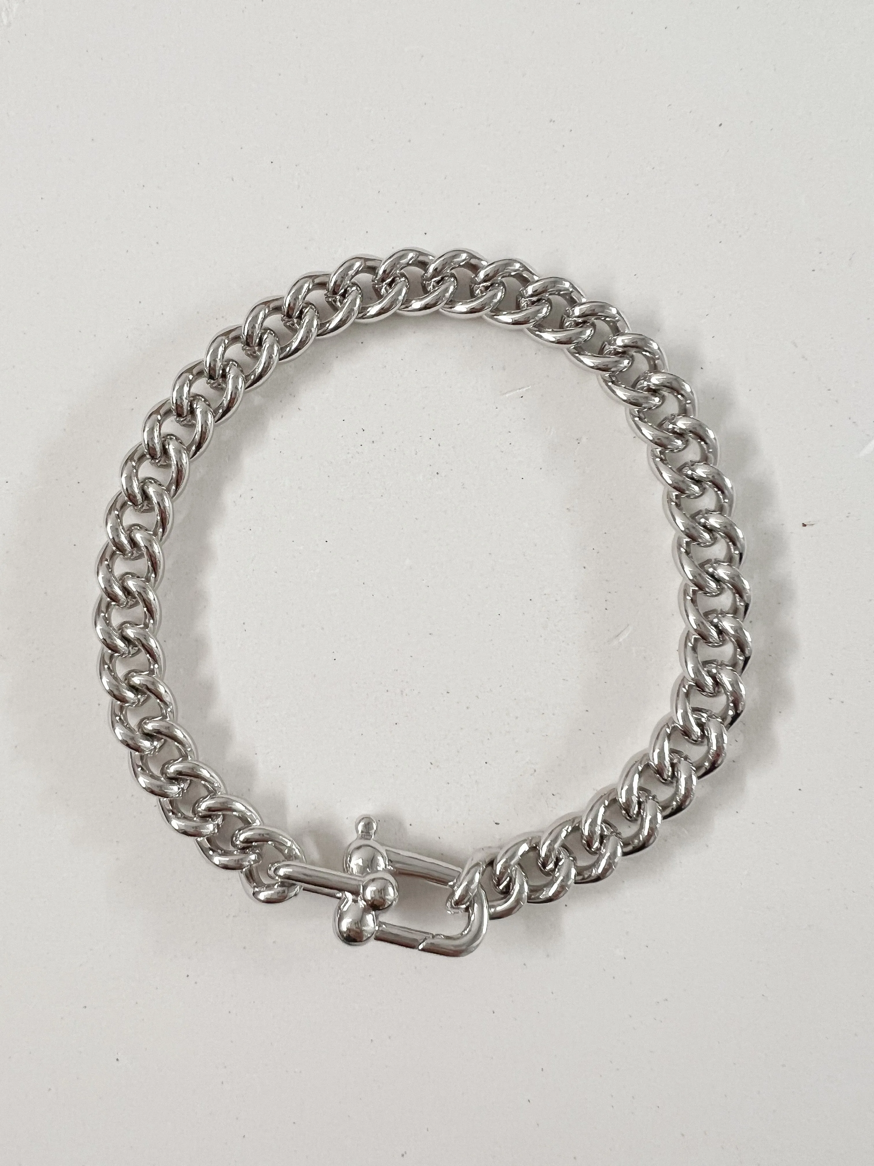 Classic Silver Chain Bracelet