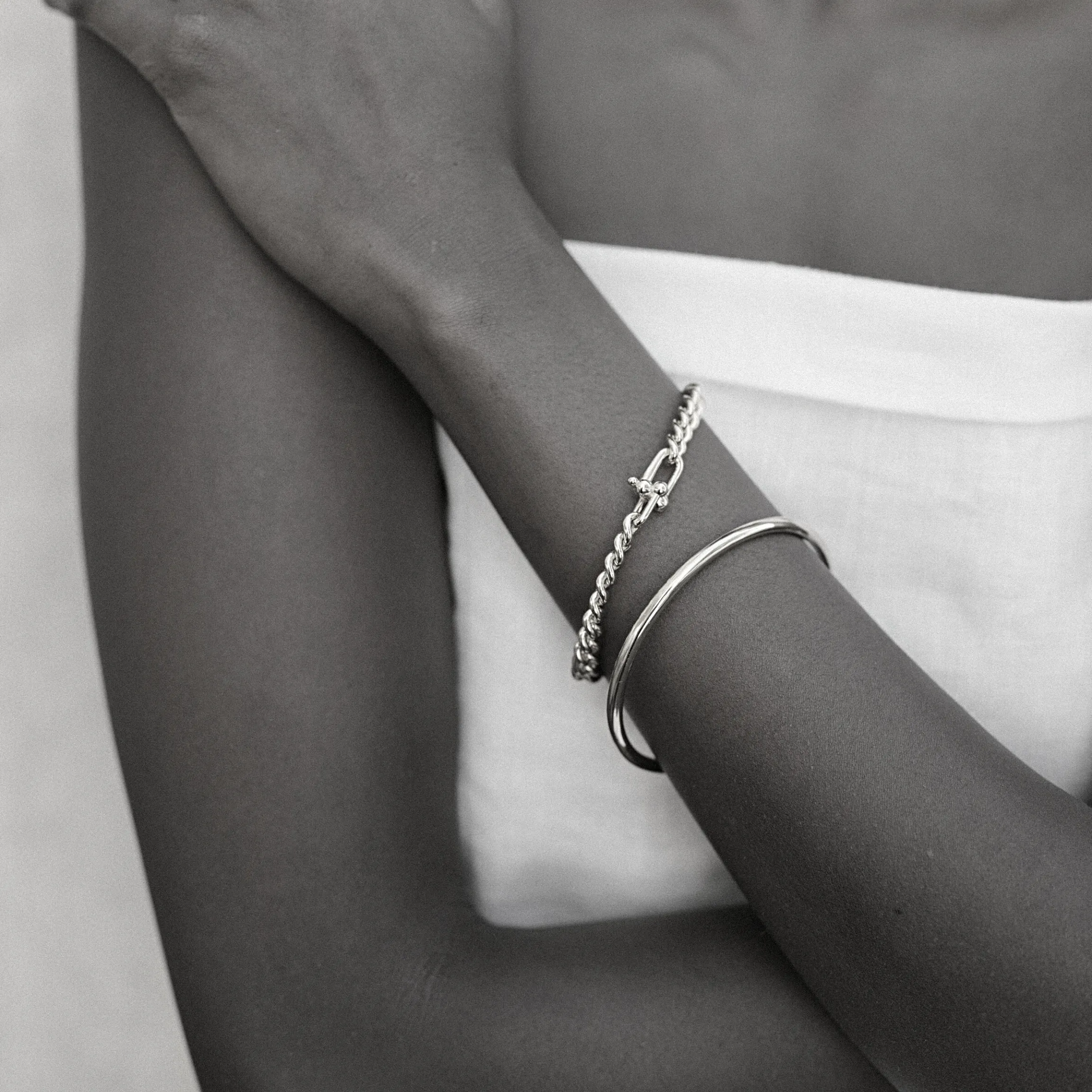 Classic Silver Chain Bracelet