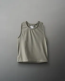 COOL-FEEL Women's Crop Tank Top - Olive