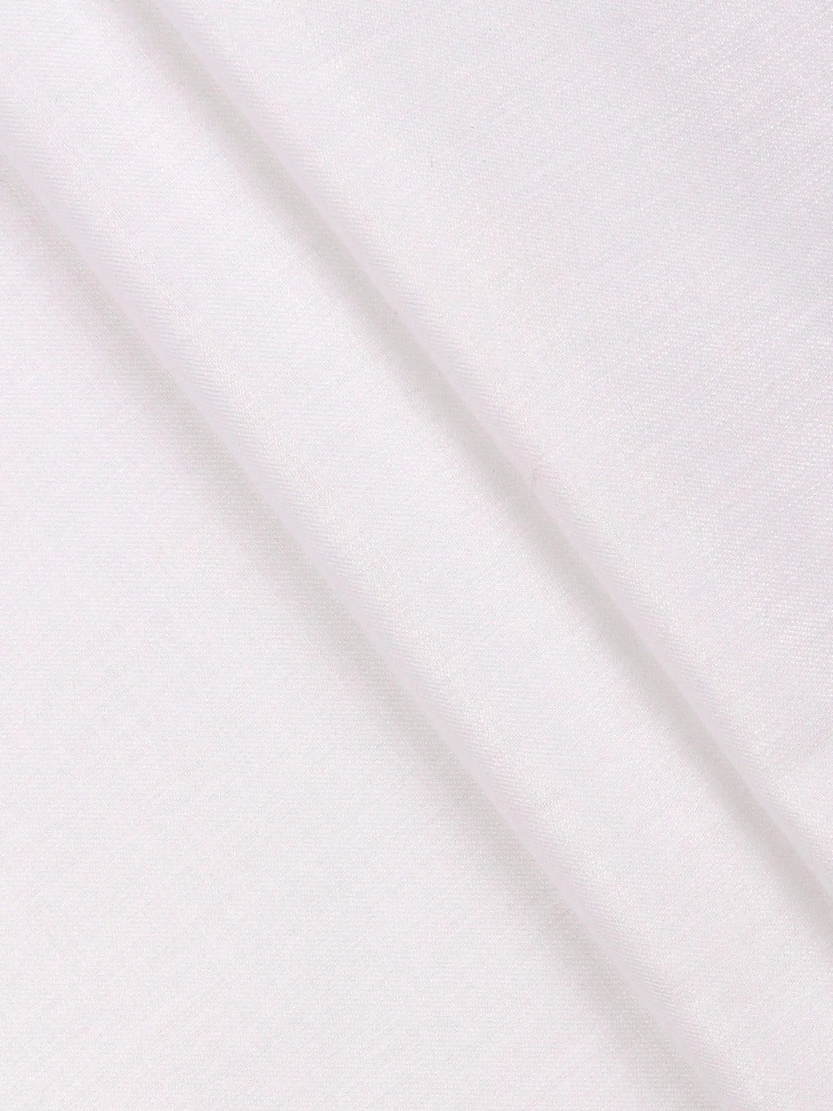 Cotton White Plain Suiting Fabric Glamour