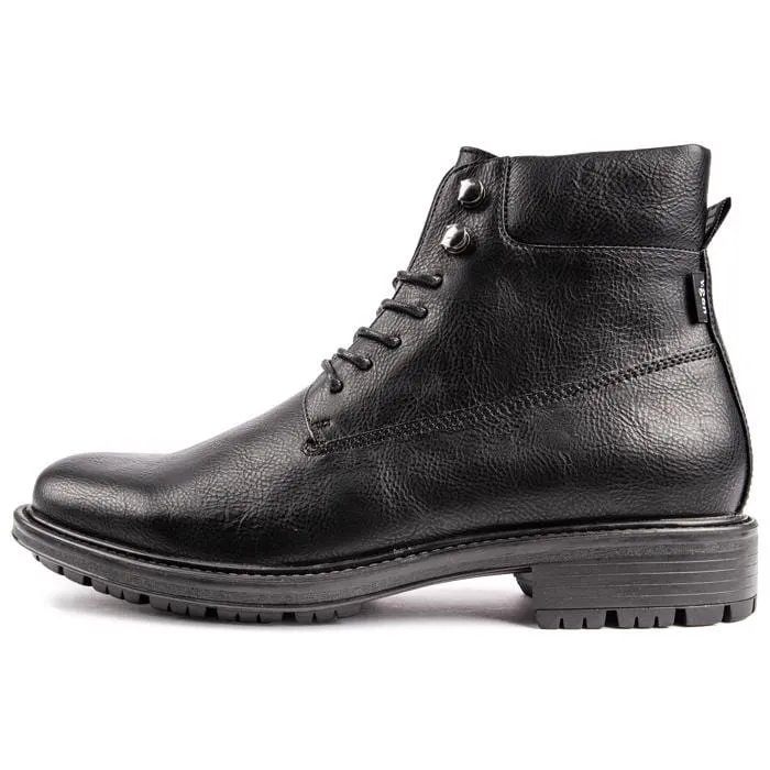 Cress Men's Vegan Leather Work Boots | Black