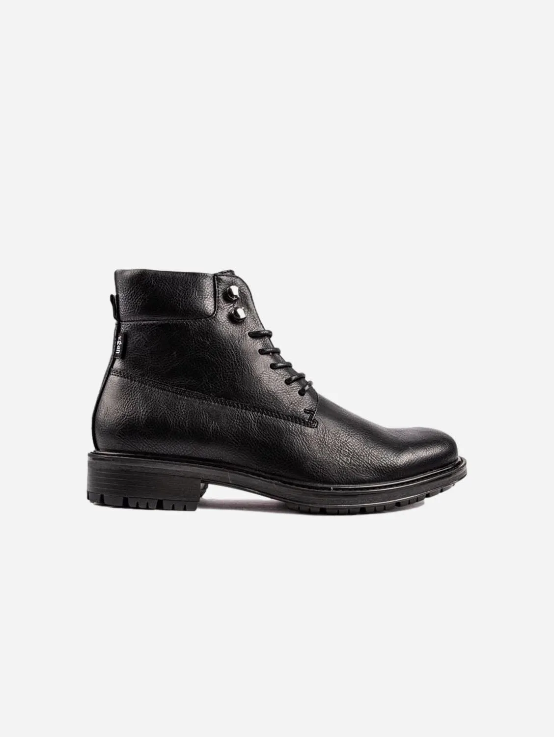 Cress Men's Vegan Leather Work Boots | Black