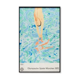 David Hockney Olympische Spiele München Framed Poster