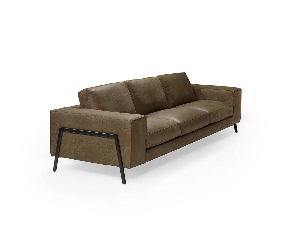 Dean Leather Grand Sofa