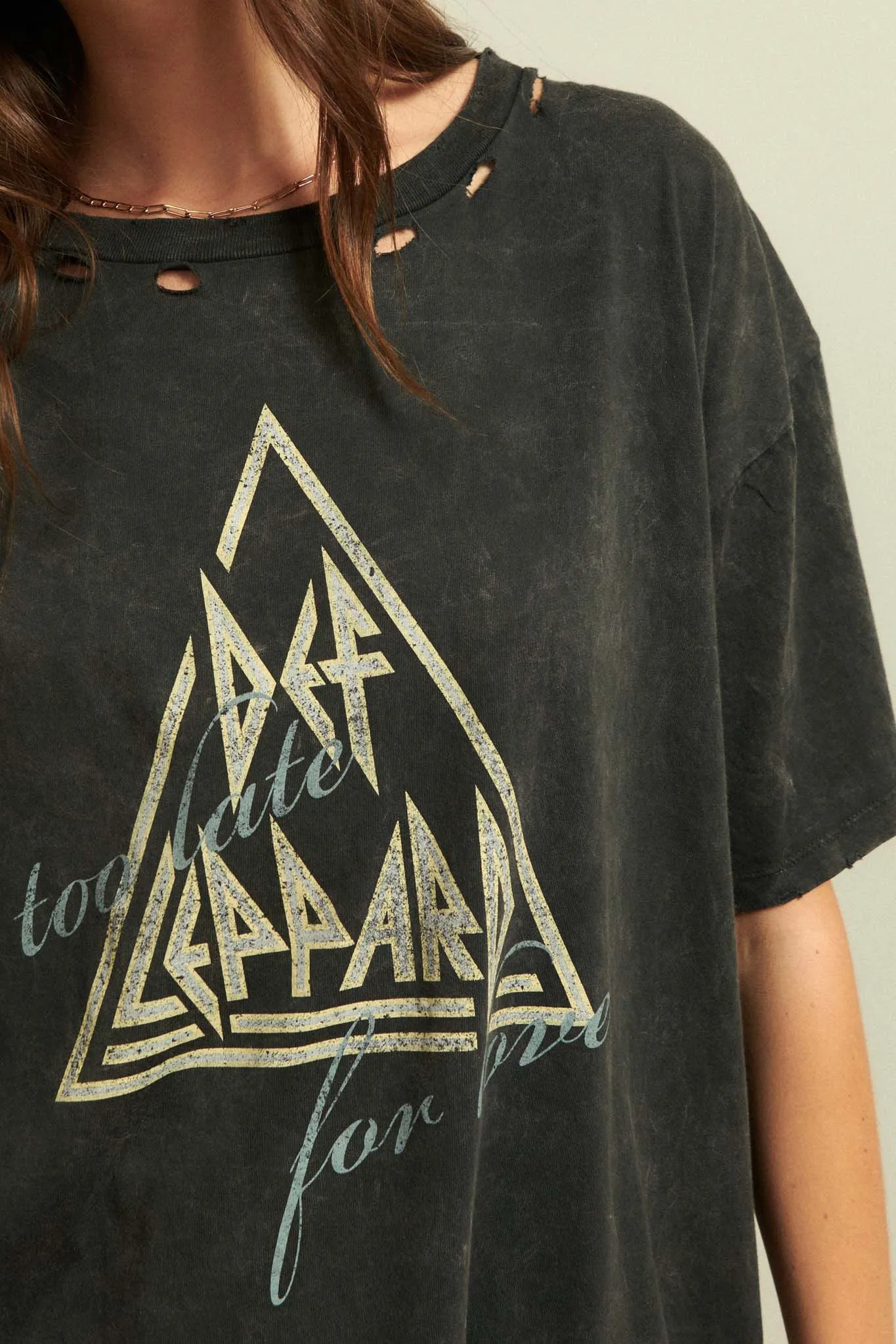 Def Leppard Too Late for Love Graphic Tee