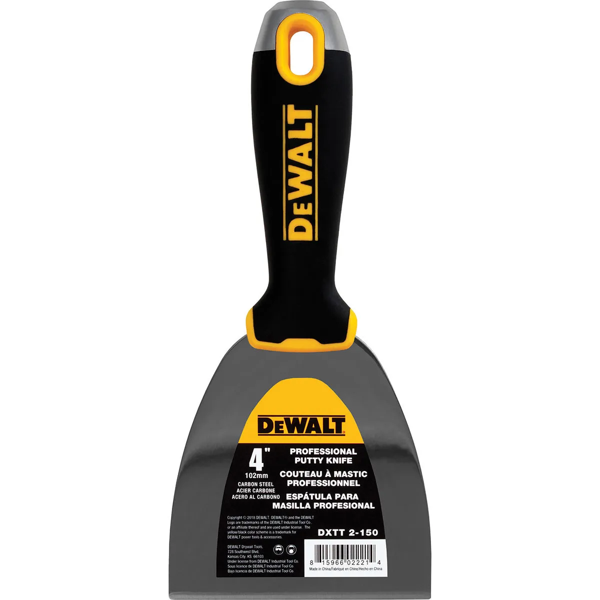 DeWalt Carbon Steel Finishing Knife with Soft Grip Handle