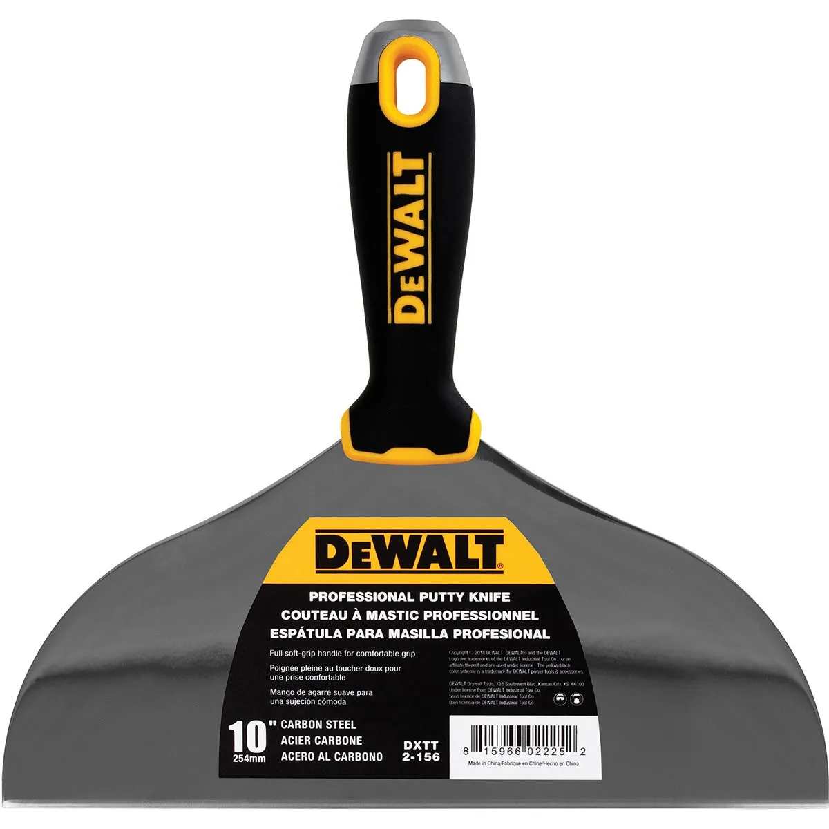 DeWalt Carbon Steel Finishing Knife with Soft Grip Handle