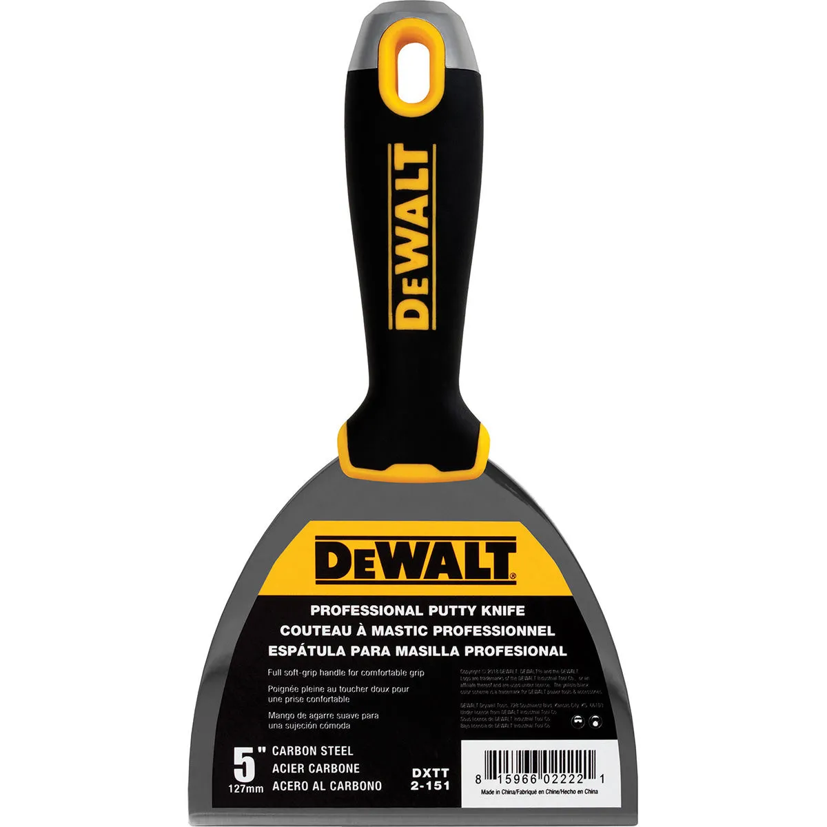 DeWalt Carbon Steel Finishing Knife with Soft Grip Handle