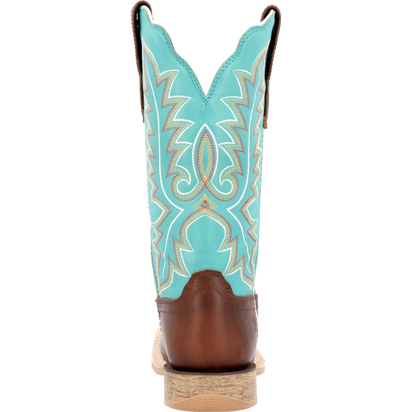 DurangoÂ Lady Rebel Proâ Womenâs Bay Brown Artic Blue Western Boot