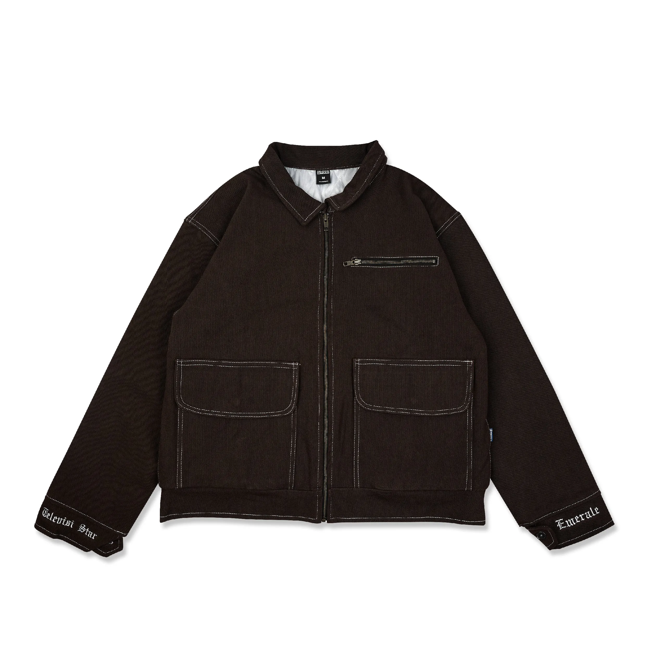 Emerale x Televisi Star Work Jacket - Brown