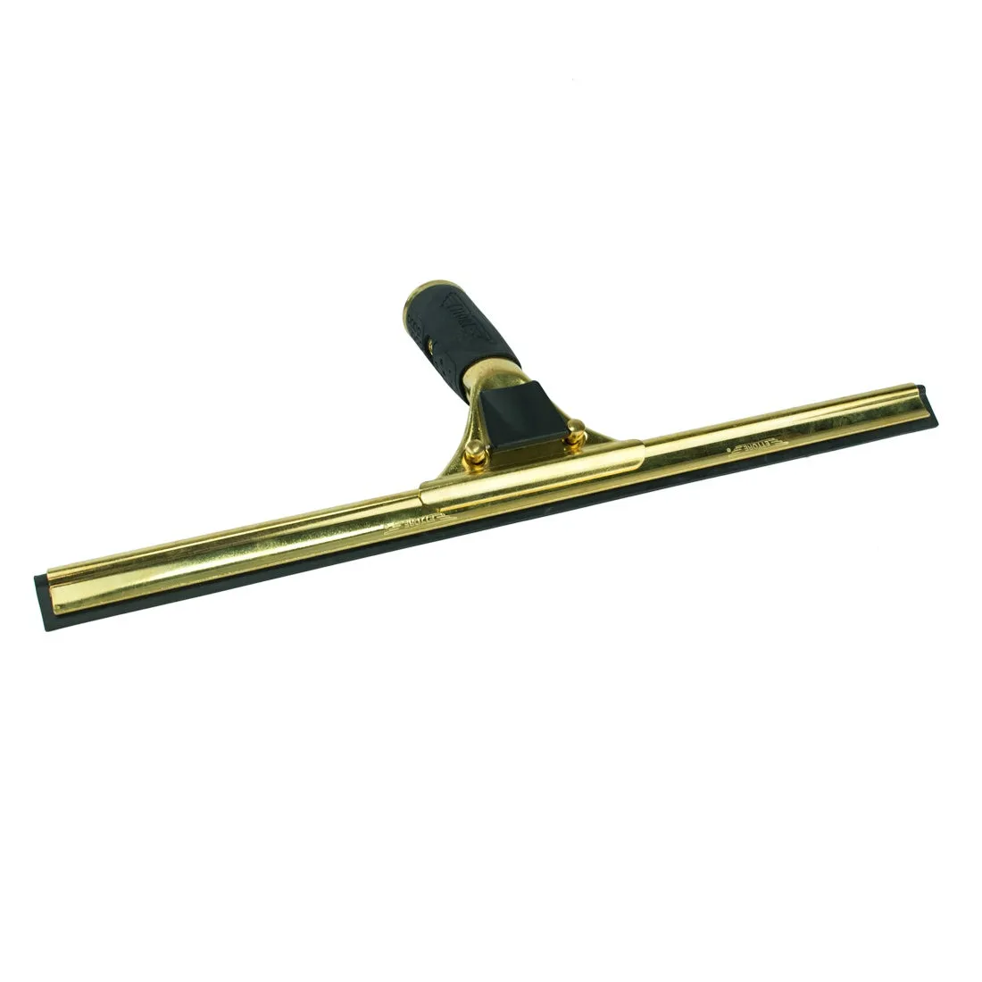 Ettore Complete Quick Release Brass with Rubber Grip Squeegee