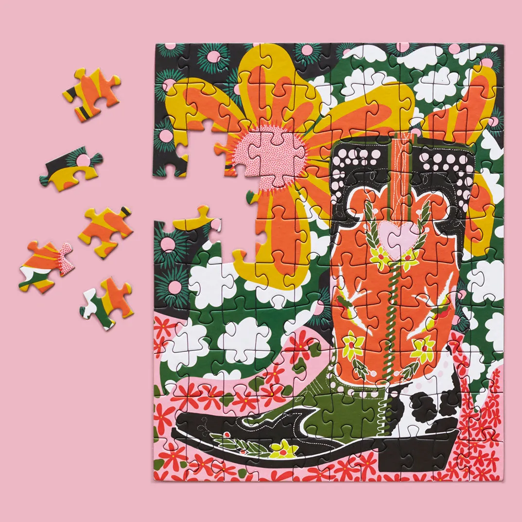 Fancy Boots - 100 Pieces Jigsaw Puzzle