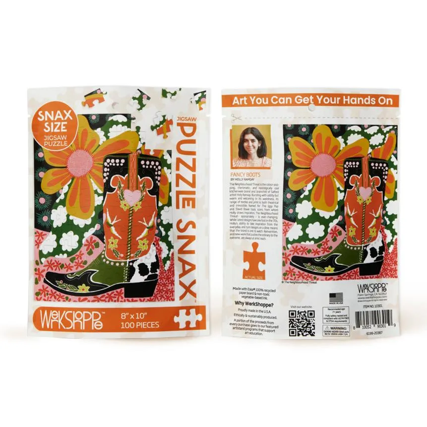 Fancy Boots - 100 Pieces Jigsaw Puzzle