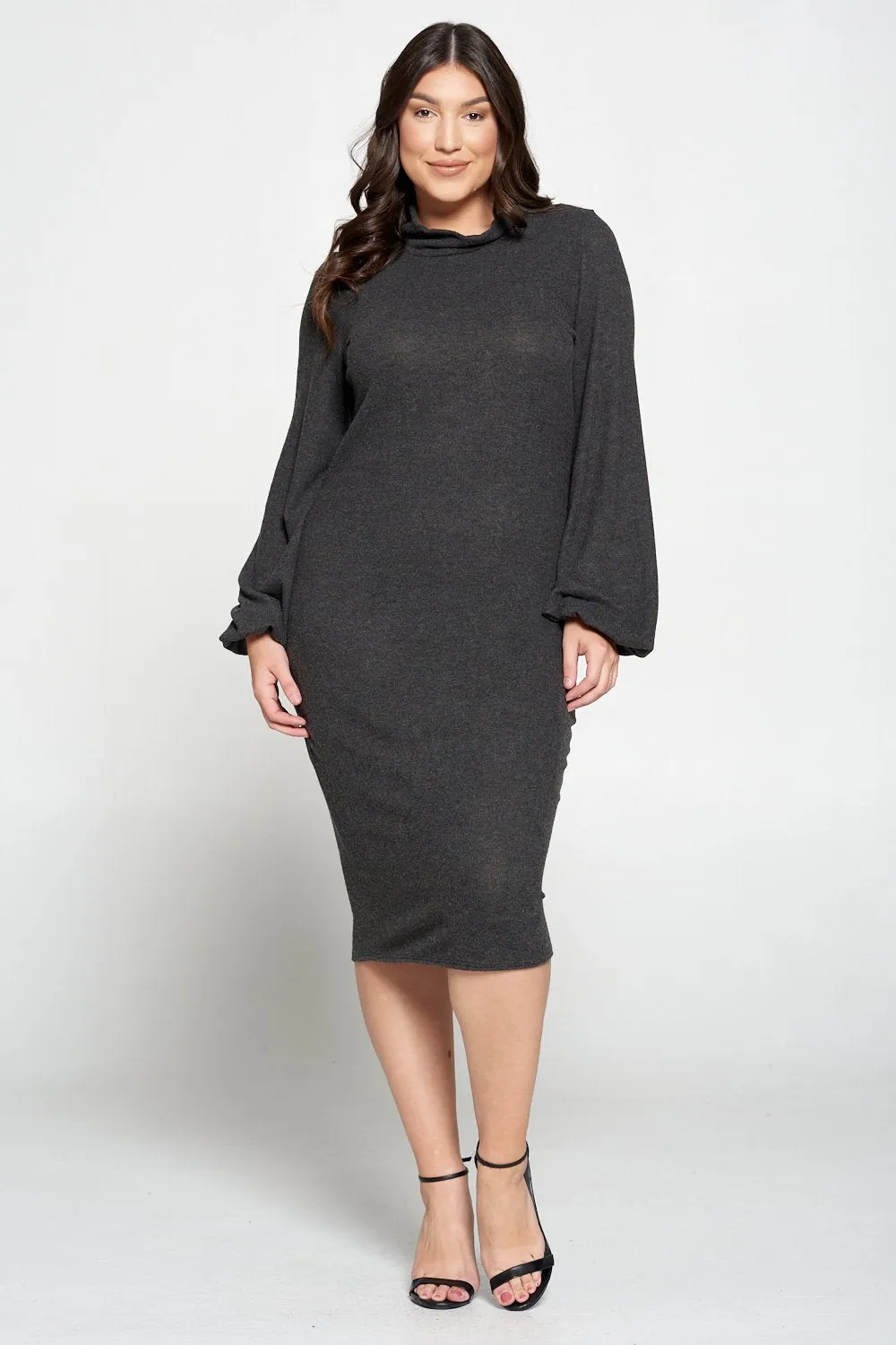 Hacci Knit Sweater Dress