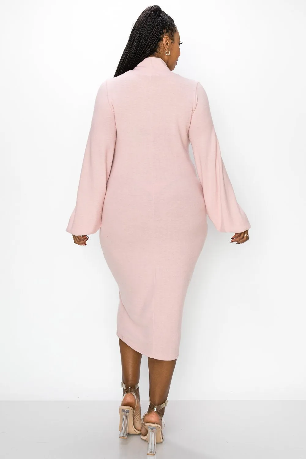 Hacci Knit Sweater Dress