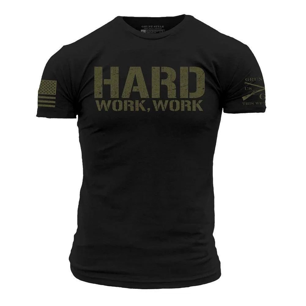 Hard Work T-Shirt - Black