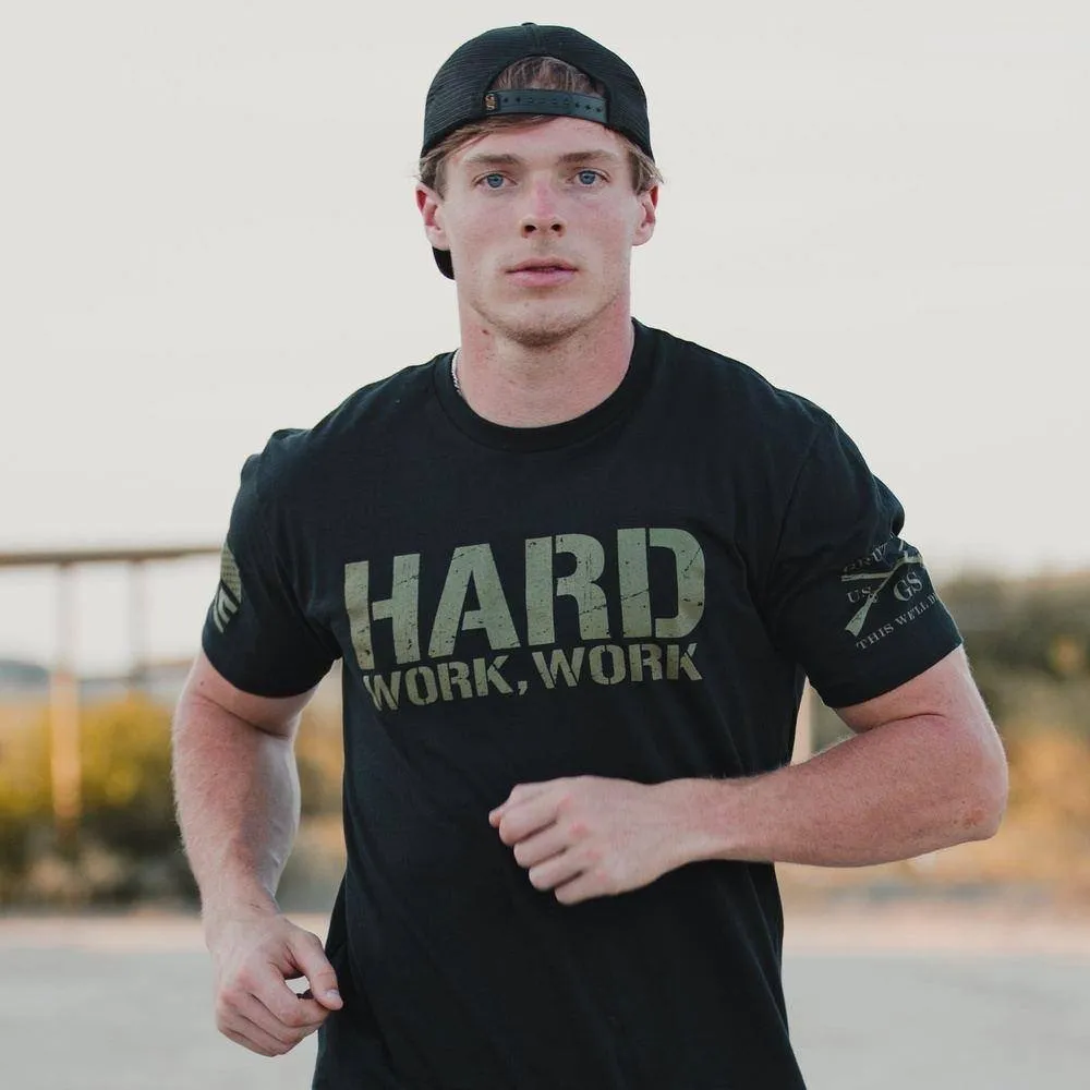 Hard Work T-Shirt - Black