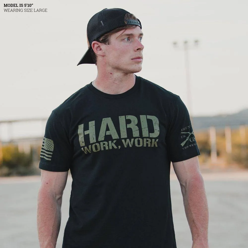 Hard Work T-Shirt - Black