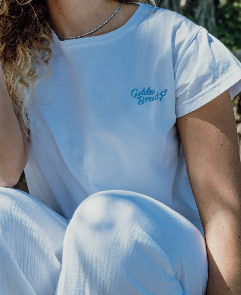 Hattie Crop Tee | White