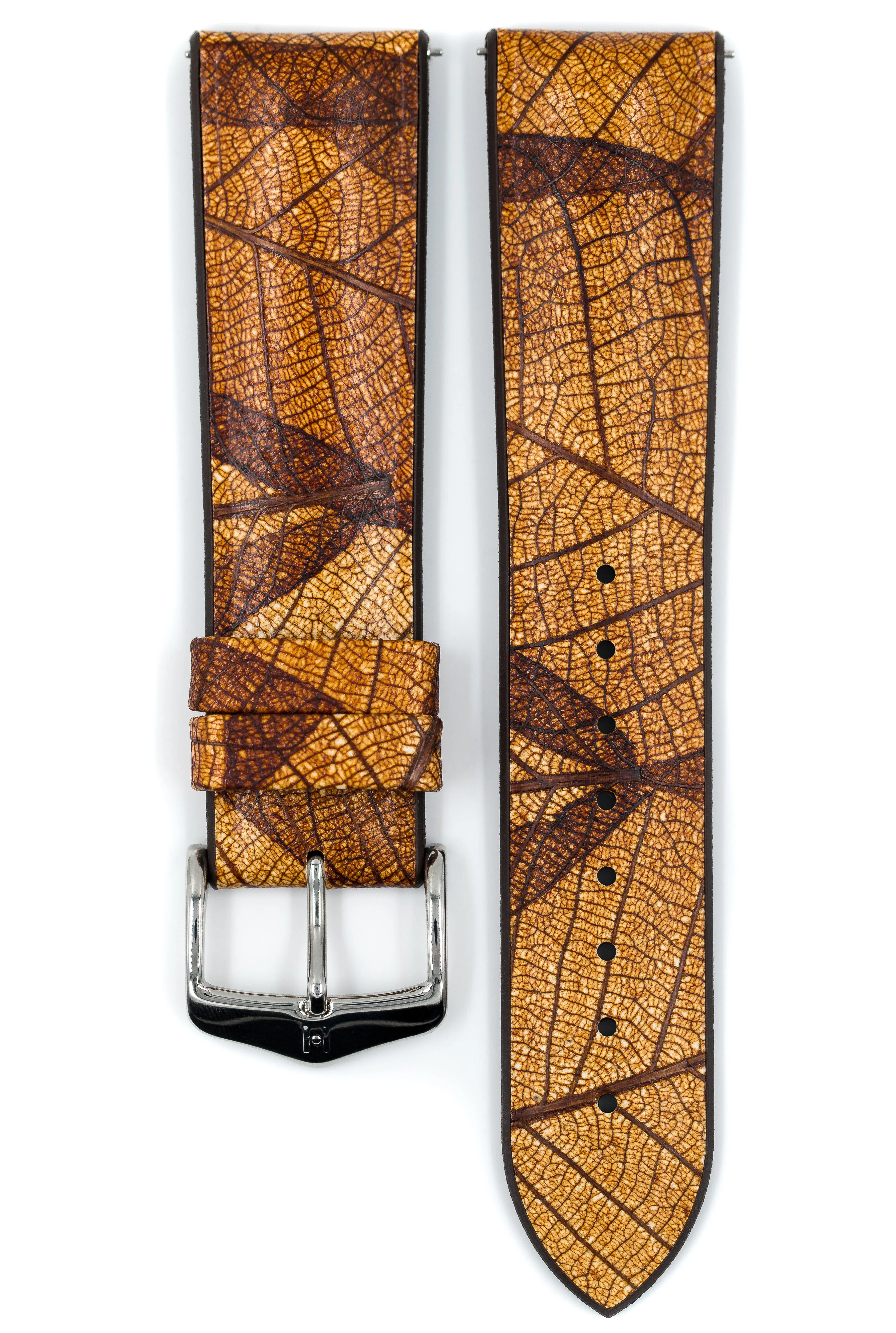 HIRSCH LEAF Vegan Watchband - Men's  092 10 46 0