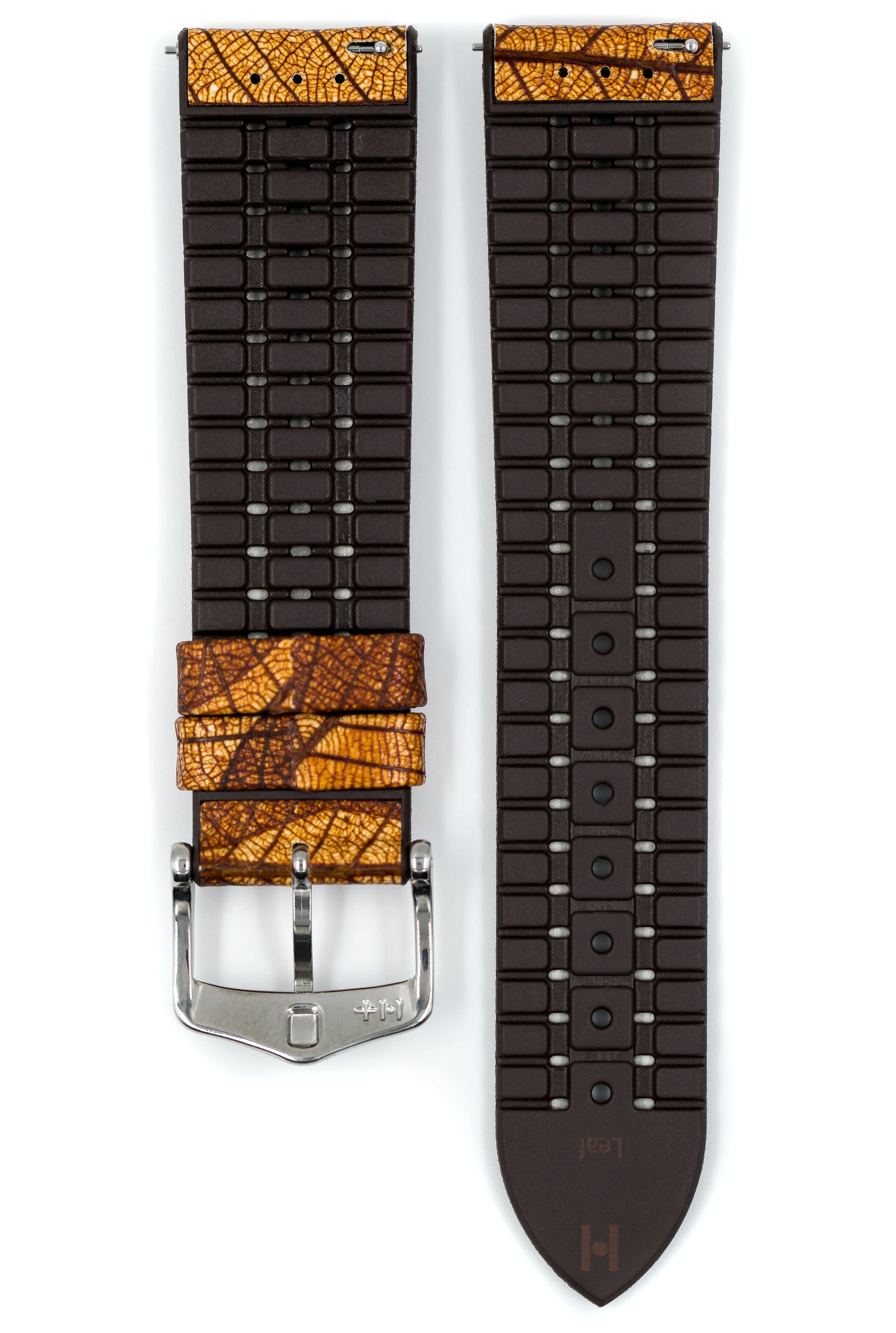 HIRSCH LEAF Vegan Watchband - Men's  092 10 46 0