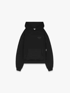 HOODIE WITH NET - BLACK