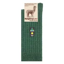 Humphrey Law Alpaca Health Socks - Heritage Green