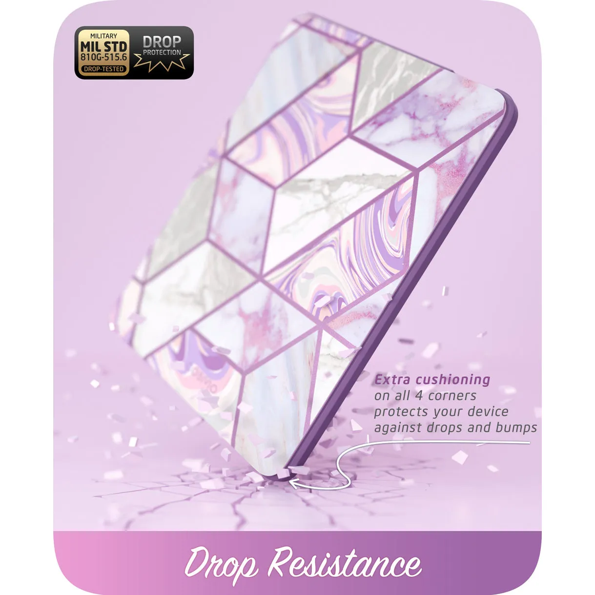 iPad mini 6 (2021) Cosmo Case - Marble Purple