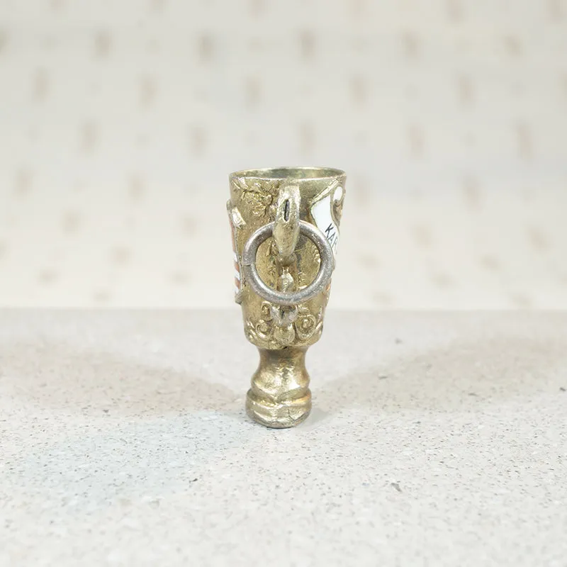 Little Sterling Silver Karlsbad Stein Charm