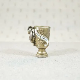 Little Sterling Silver Karlsbad Stein Charm