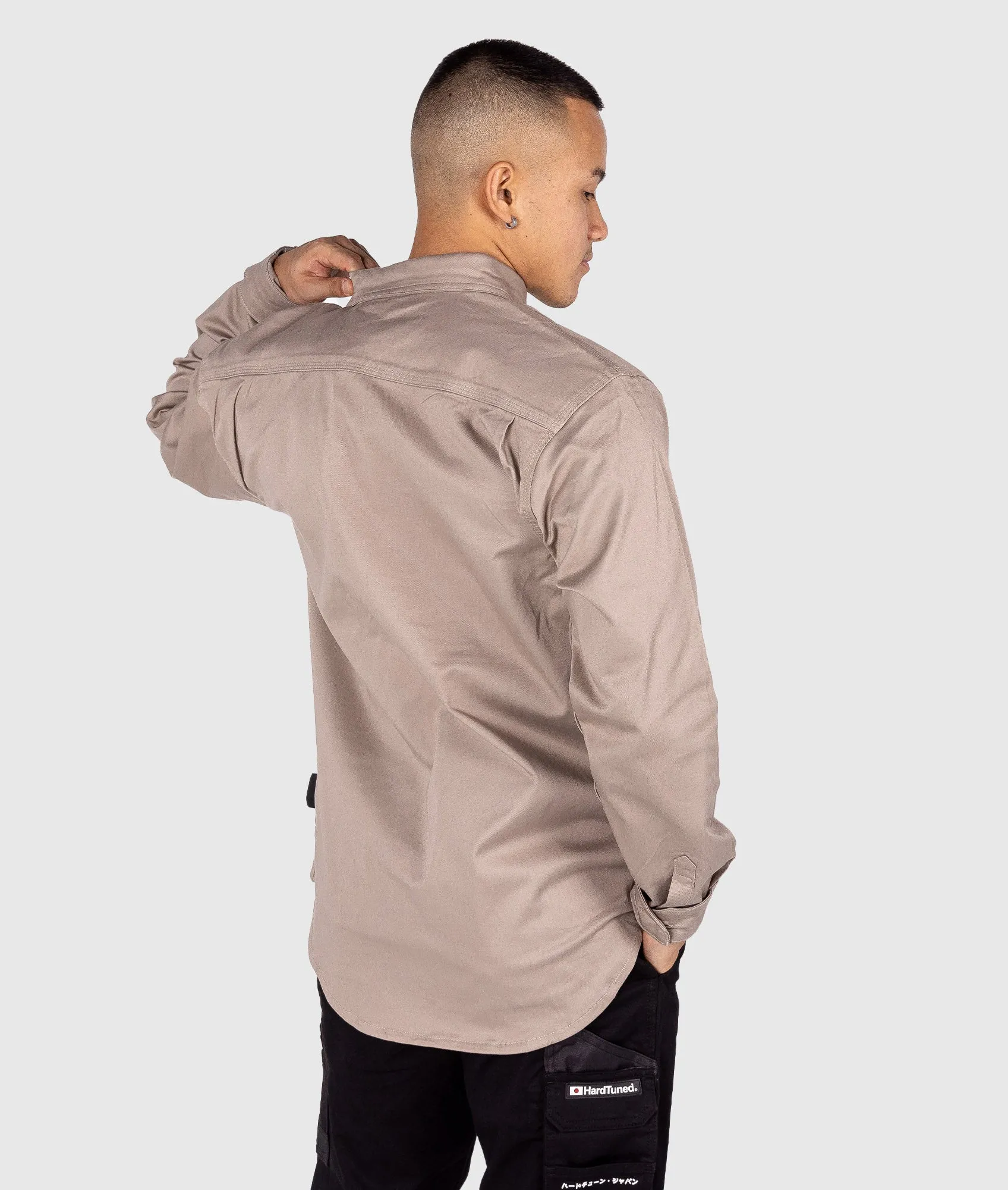 Long Sleeve Work Shirt - Tan