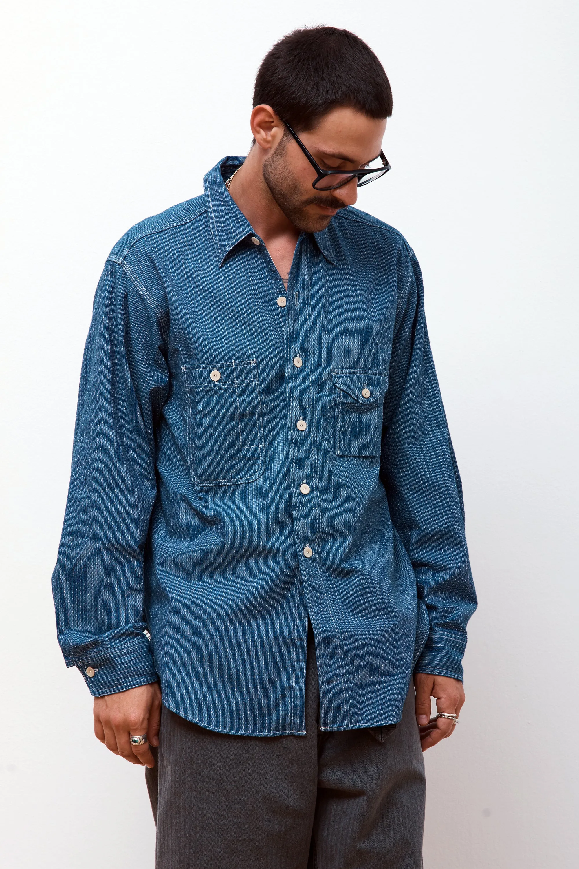 LOT.111 WORK SHIRT INDIGO