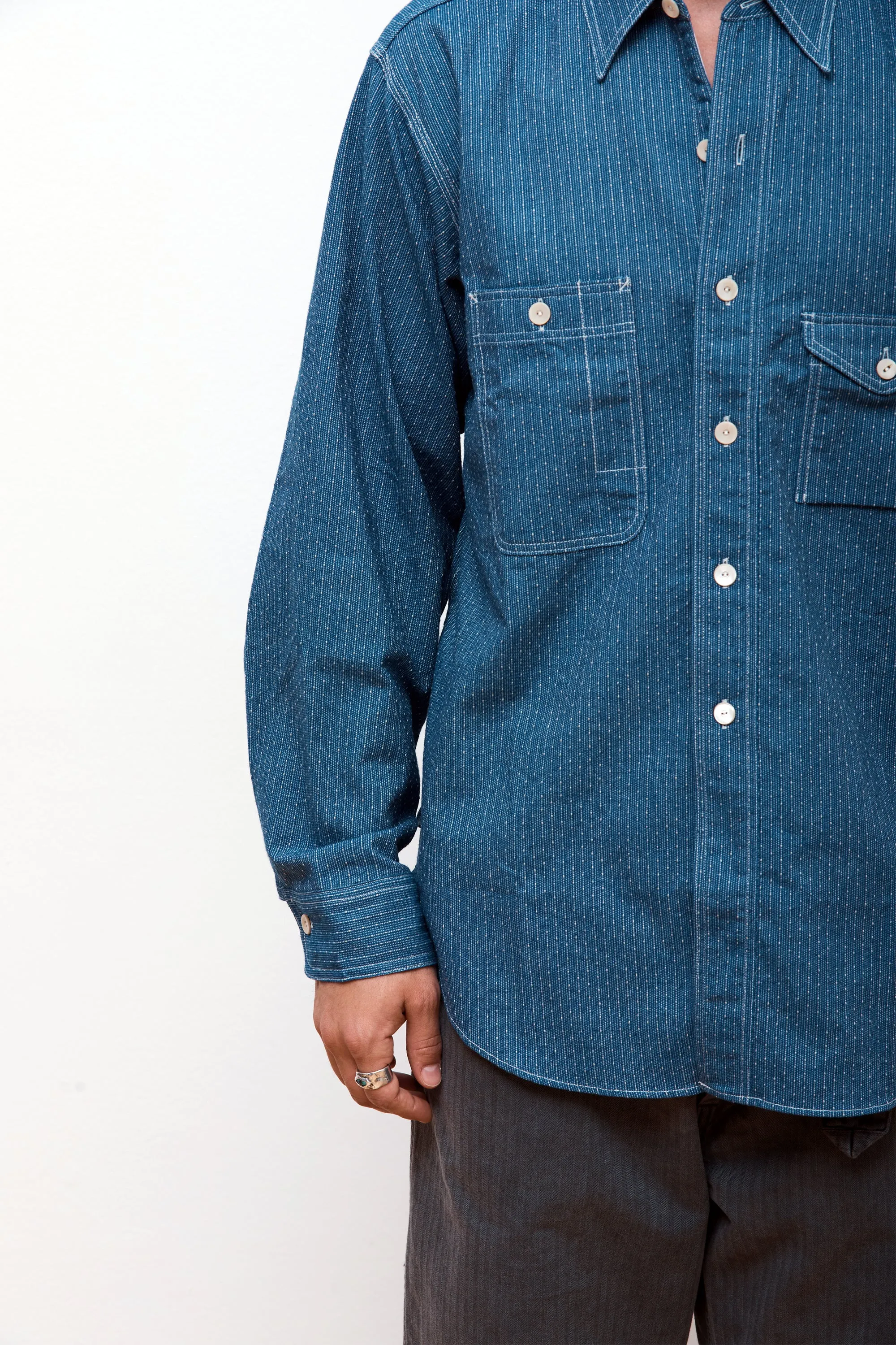 LOT.111 WORK SHIRT INDIGO