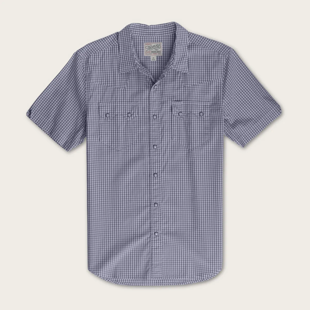 Men's Sawtooth Short Sleeve Pearl Snap