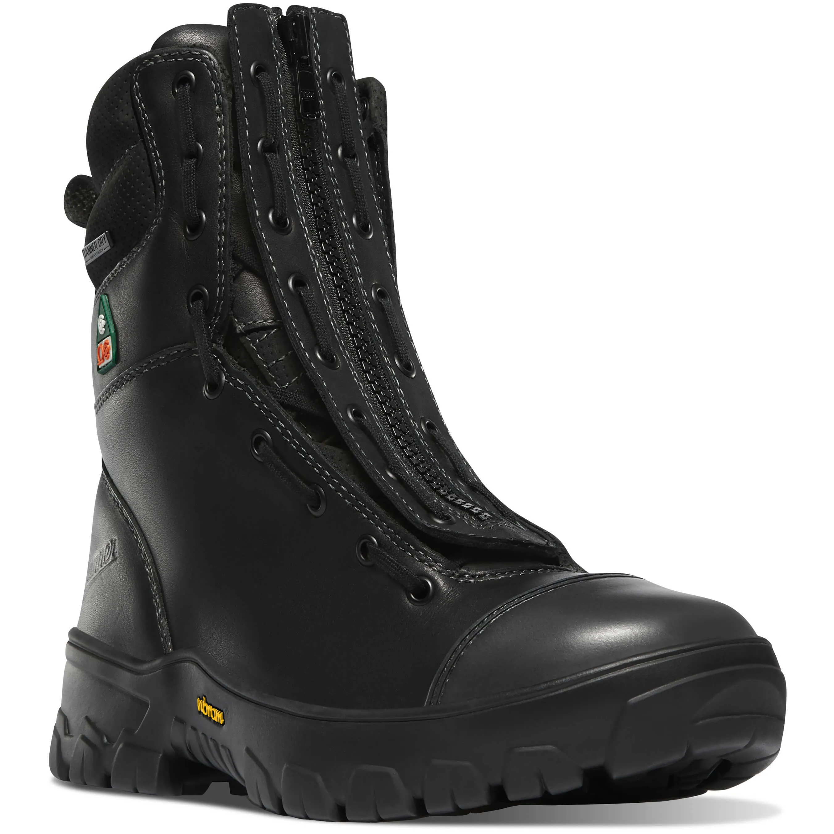 Modern Firefighter 8 Inch Composite-Toe NMT Work Boot Black