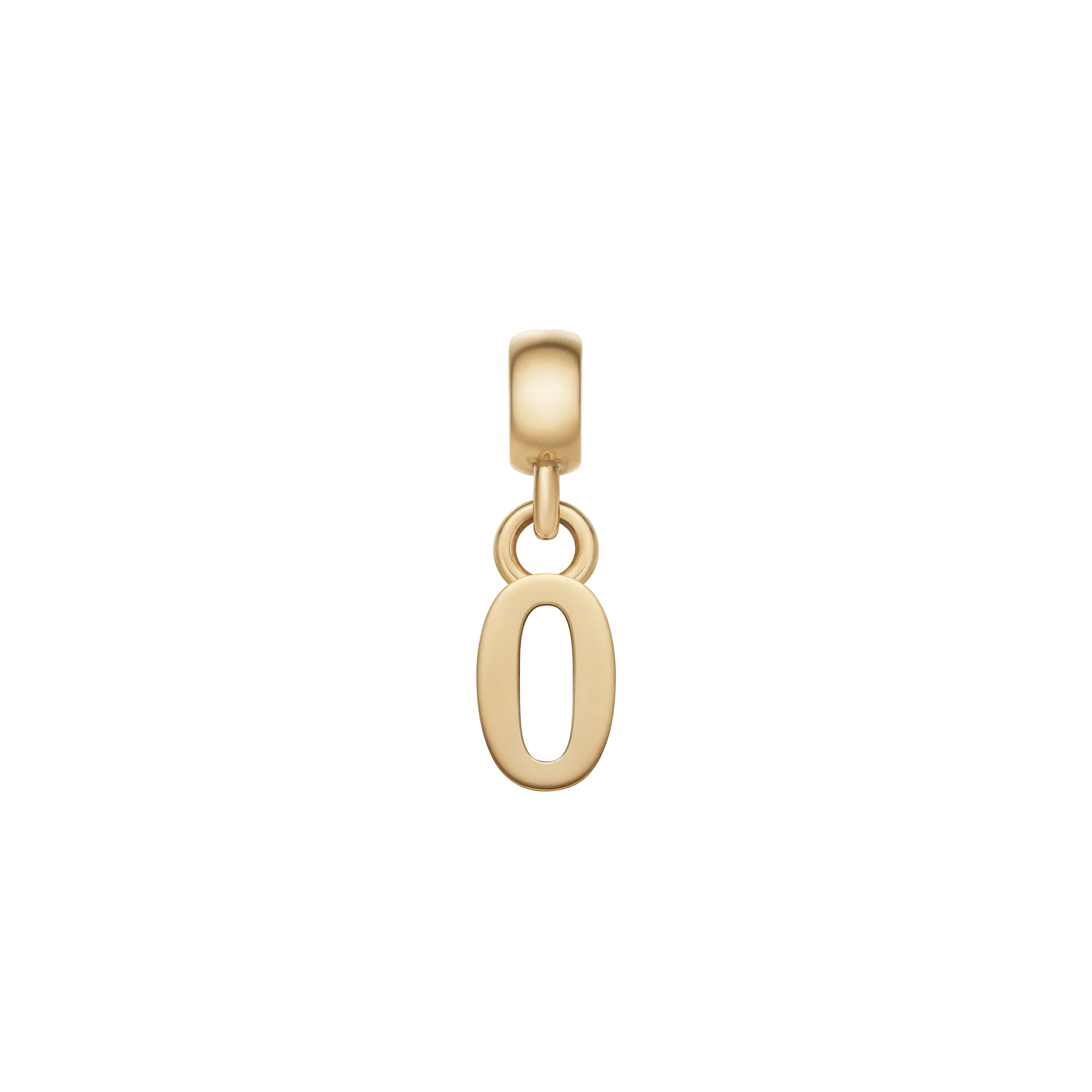 Number Charm Gold