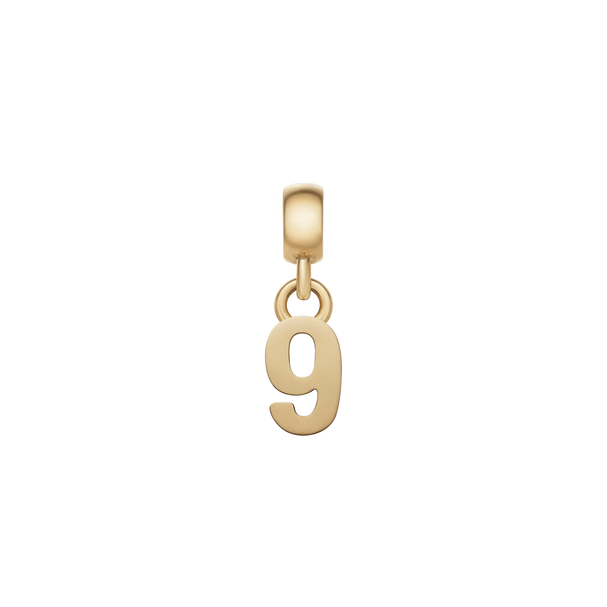 Number Charm Gold