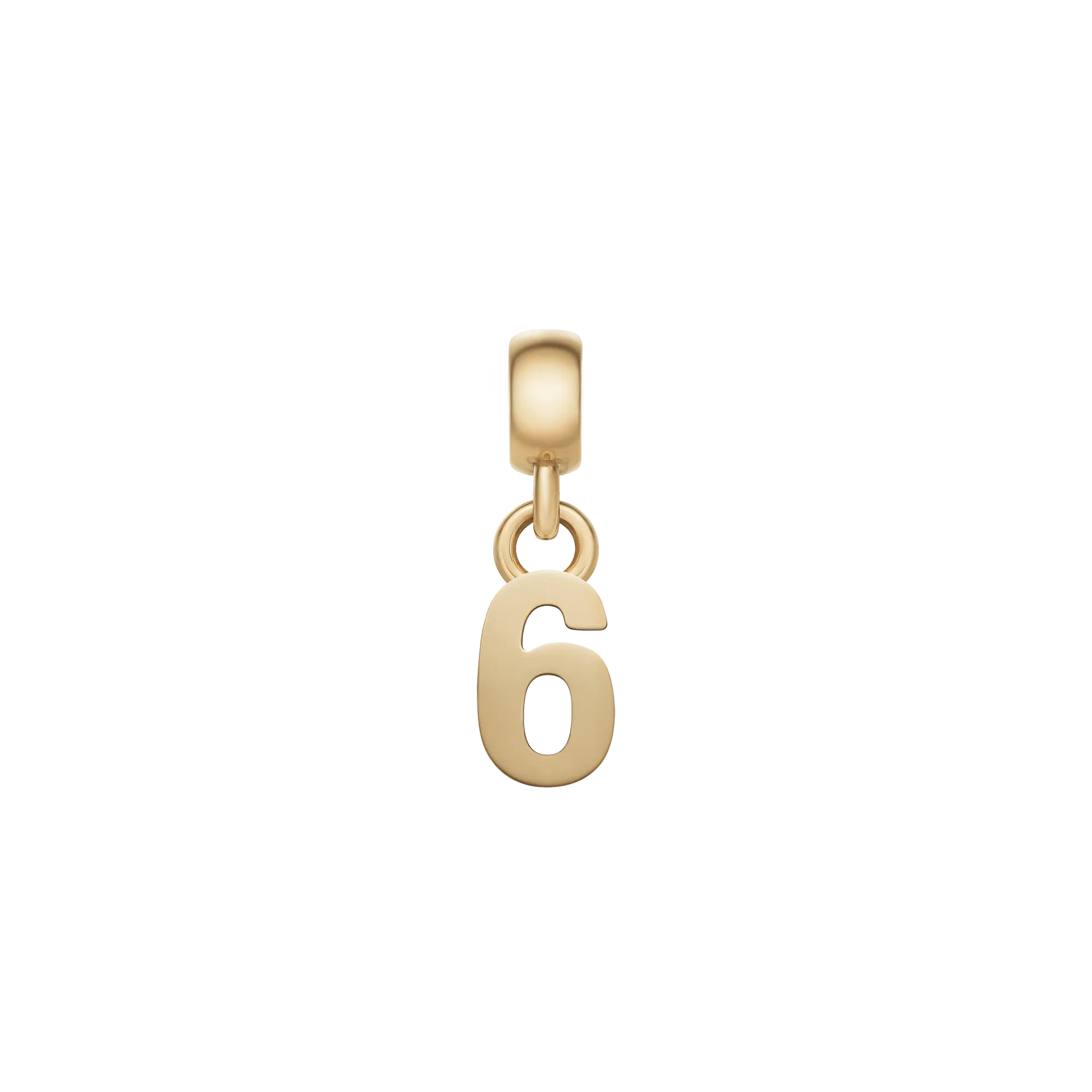 Number Charm Gold