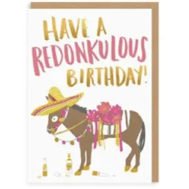 Redonkulous Birthday Card