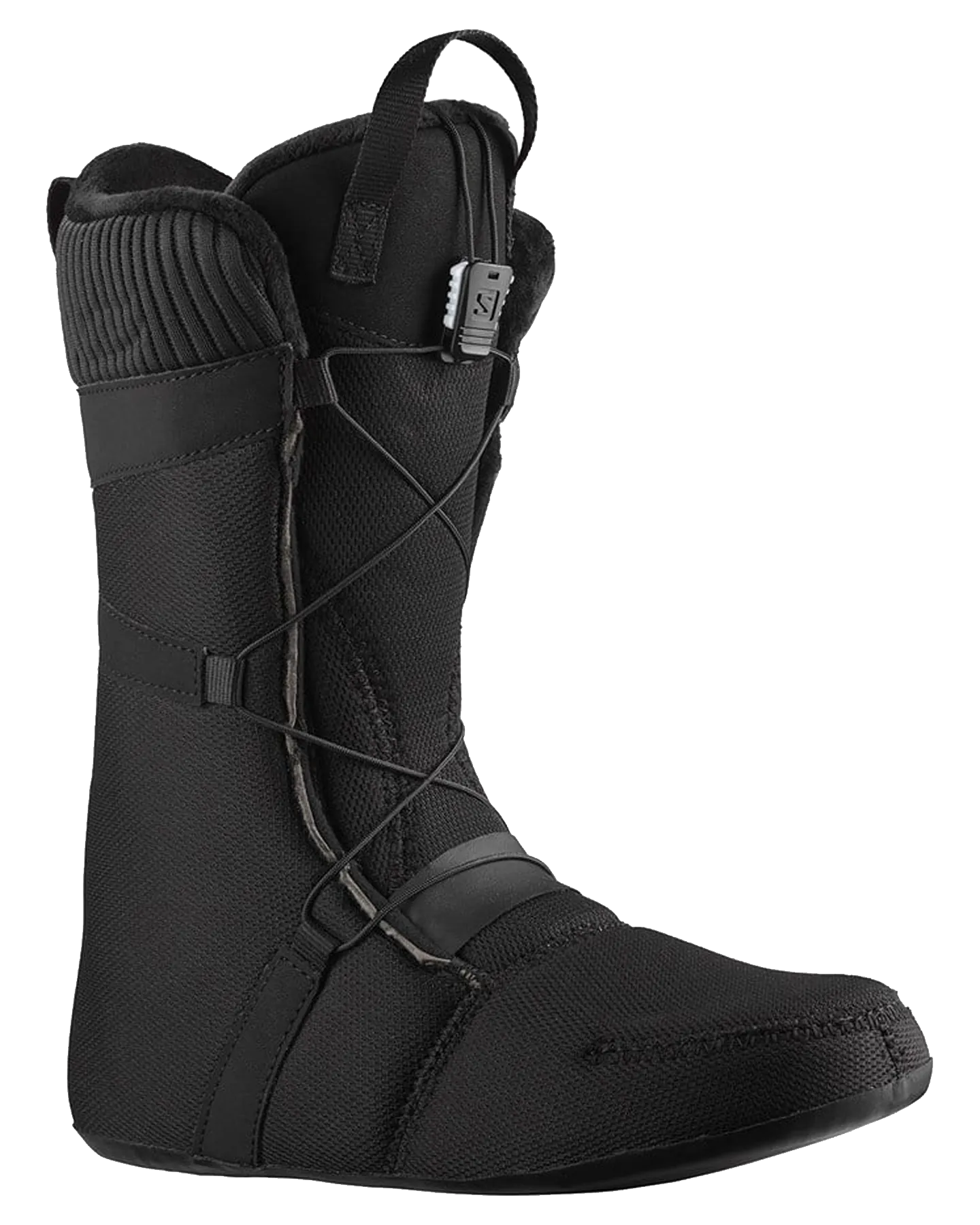 Salomon Kiana Dual BOA Women's Snowboard Boots - Black / Black / Silver - 2023