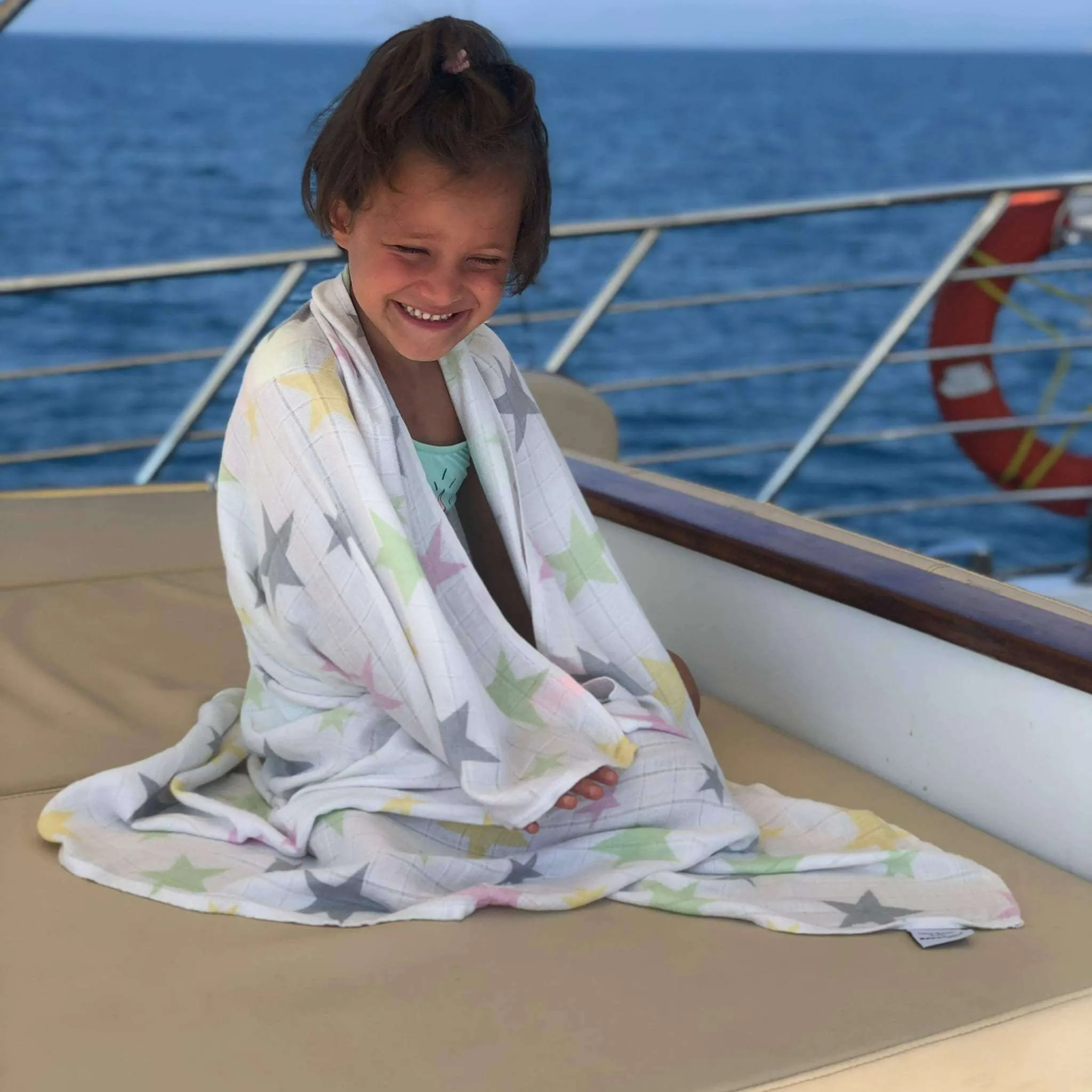 Sensory Muslin Blanket for Toddlers - Cool Star