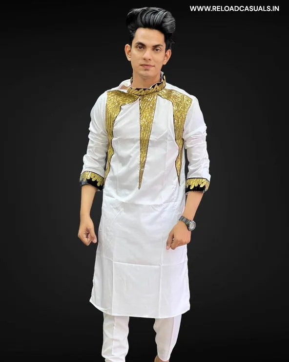 Shiny Crafted Designer Work Kurta