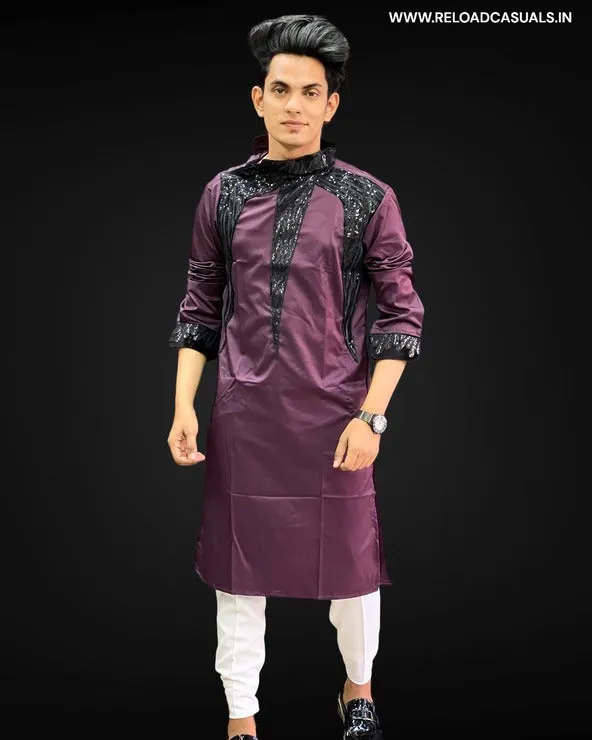 Shiny Crafted Designer Work Kurta