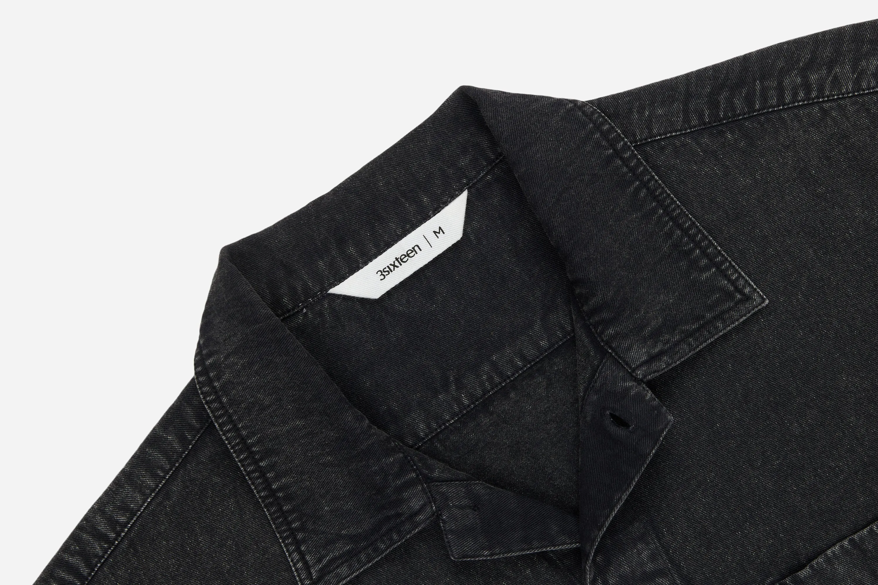 Short Sleeve Workshirt ~ Black Stonewash