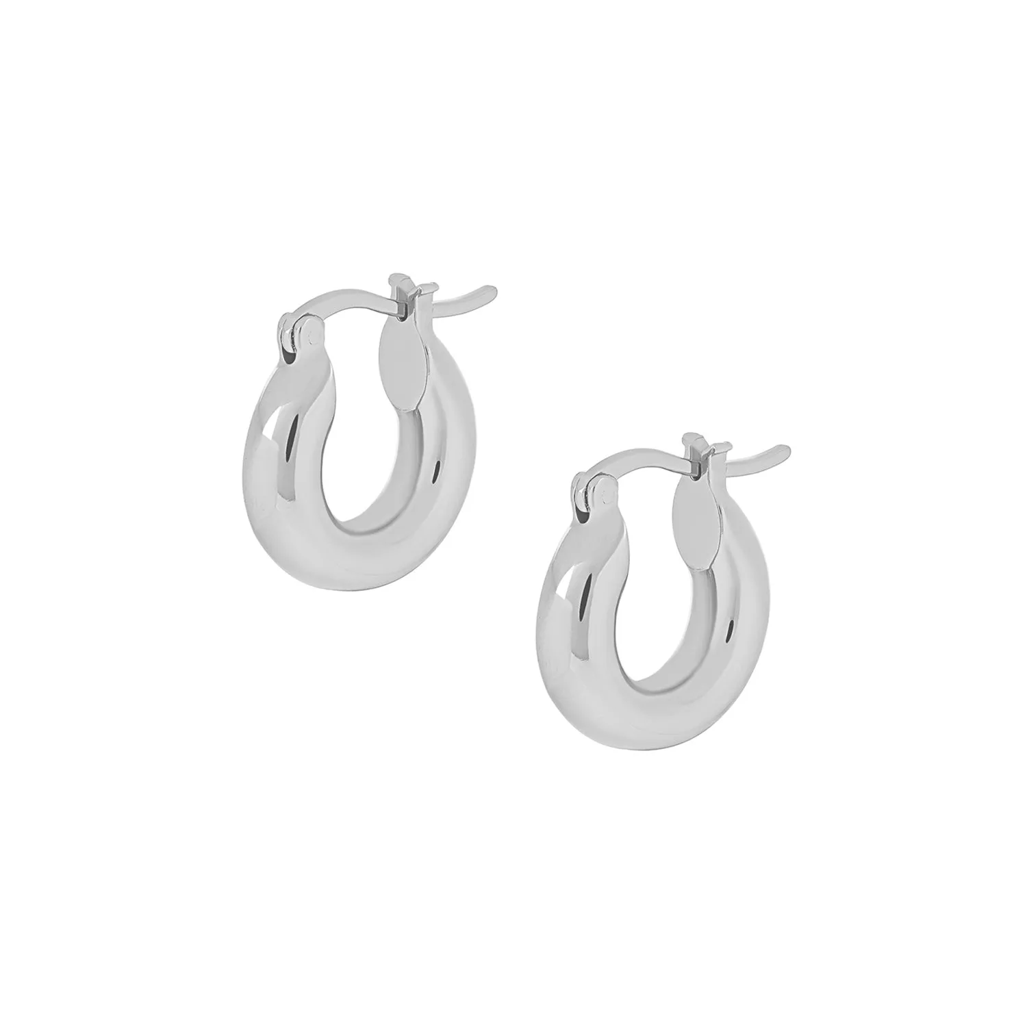 Silver Jensen Hoops