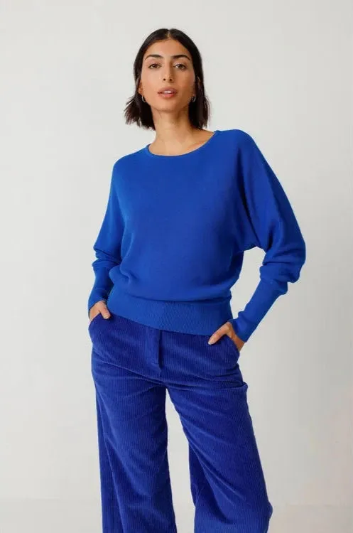 SKFK Ibar sweater B8 indigo blue women