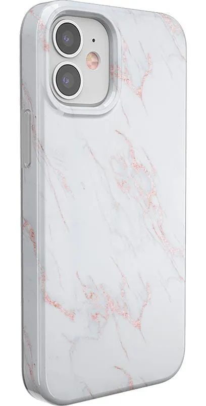 Subtle Blush | White and Pink Marble Case